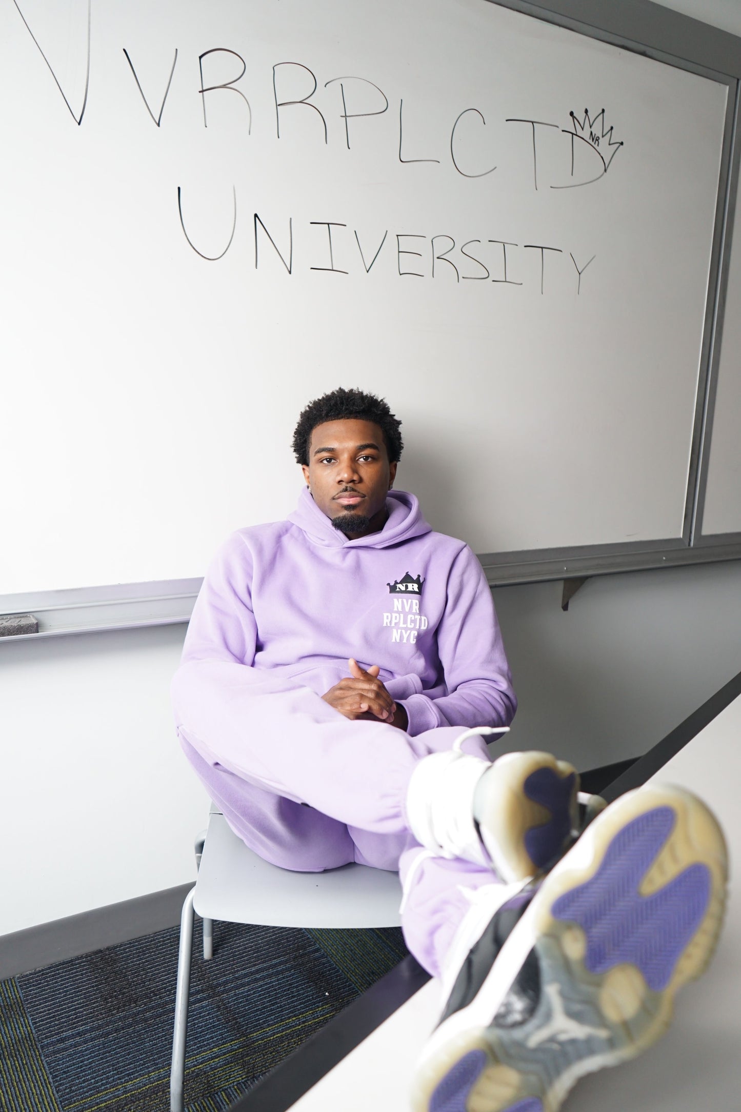 "BE ORIGINAL" Lavender Sweatsuit