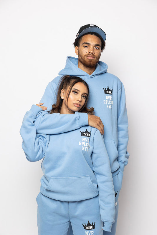 “BE ORIGINAL” Sky Blue Sweatsuit