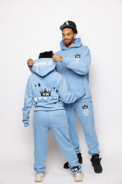 “BE ORIGINAL” Sky Blue Sweatsuit