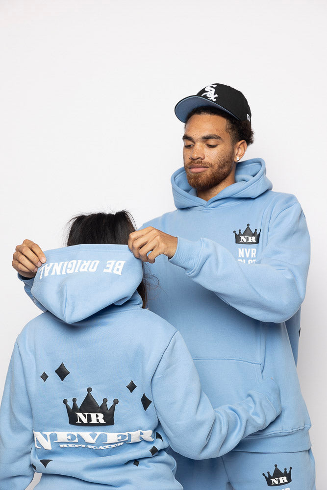 “BE ORIGINAL” Sky Blue Sweatsuit